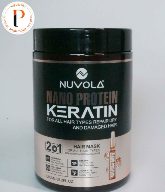 Mặt nạ dưỡng tóc nuvola keratin & nanoprotein