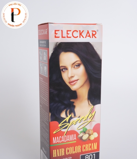 Kem nhuộm phủ bạc hoàn hảo 100% Eleckar MACADAMIA