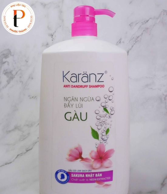 Dầu gội Karanz hương hoa Anh đào, ngăn ngừa - đẩy lui gàu