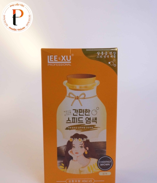 Gội phủ bạc Lee Xu - màu nâu hạt dẻ