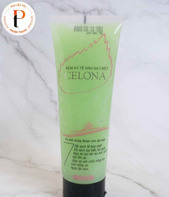 Kem tẩy tế bào chết Celona có hạt (hương bạc hà)