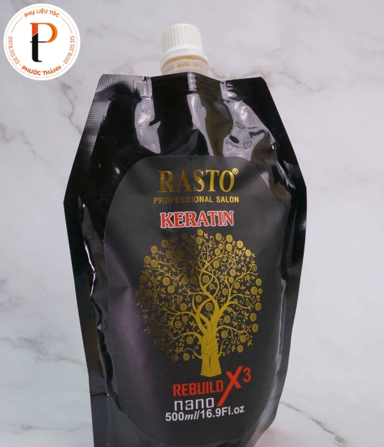 Hấp dầu Keratin Rebuild X3 Rasto