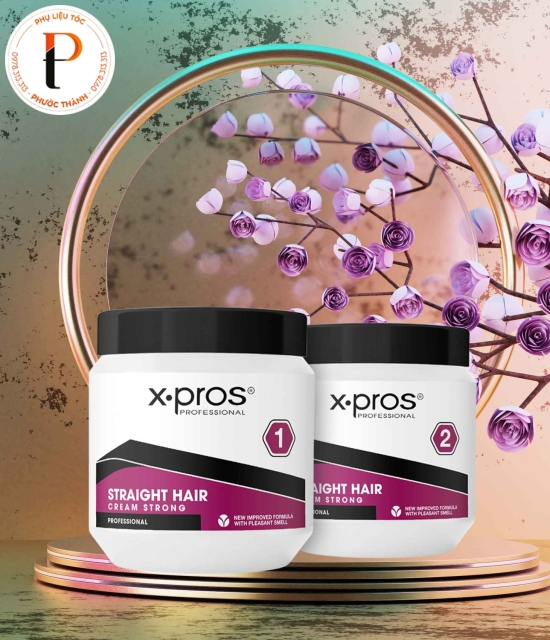 Kem duỗi thẳng tóc chuyên nghiệp - Xpros Plus (1000ml)