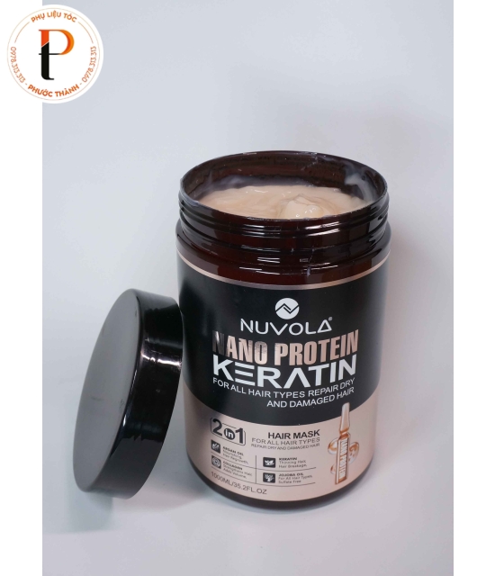 Mặt nạ dưỡng tóc nuvola keratin & nanoprotein