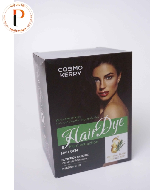 Gội phủ bạc chiết xuất thiên nhiên COSMO KERRY (Nâu Đen)