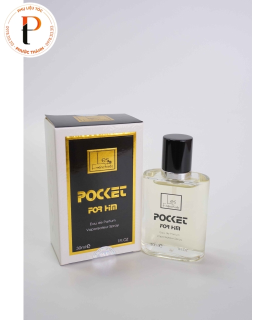 ước hoa nam  Pocket (Đen)