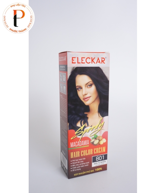 Kem nhuộm phủ bạc hoàn hảo 100% Eleckar MACADAMIA