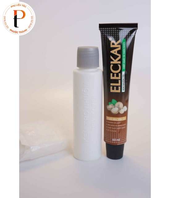 Kem nhuộm phủ bạc hoàn hảo 100% Eleckar MACADAMIA