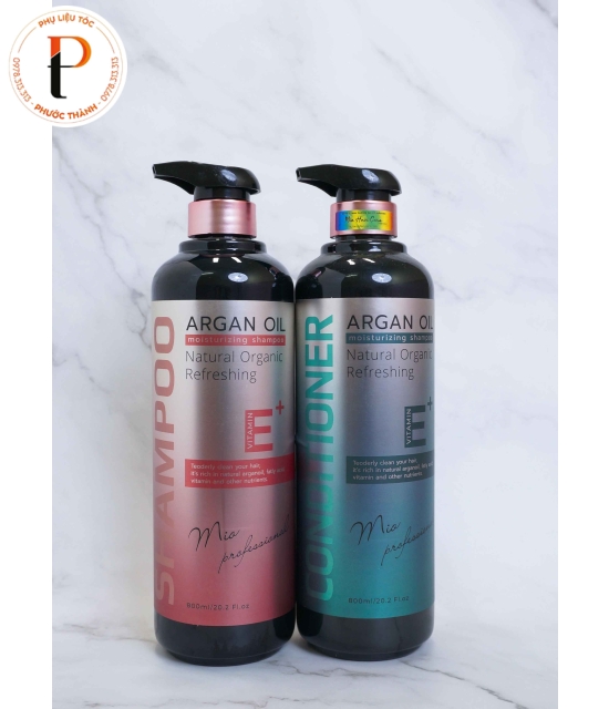 Cặp gội - xả MIO chiết xuất Argan, chứa Vitamin E