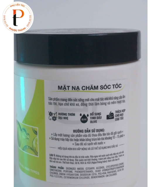 Mặt nạ ủ tóc Spaline - tinh chất Olive 600ml
