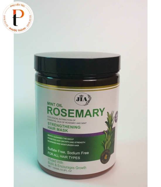 Mặt nạ ủ tóc phục hồi hư tổnJIA Rosemary - Mint oil