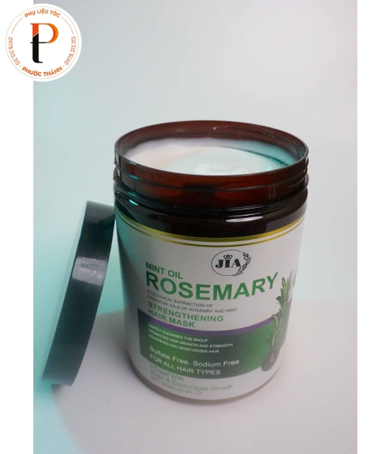 Mặt nạ ủ tóc phục hồi hư tổnJIA Rosemary - Mint oil