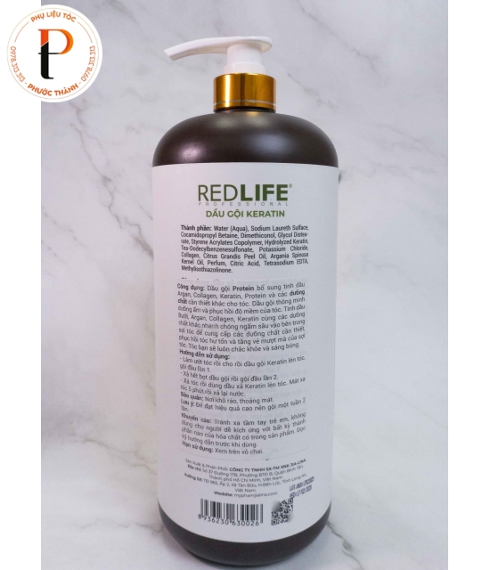 Dầu Gội Phục Hồi Tóc Hư Tổn Redlife Với Keratin & Collagen