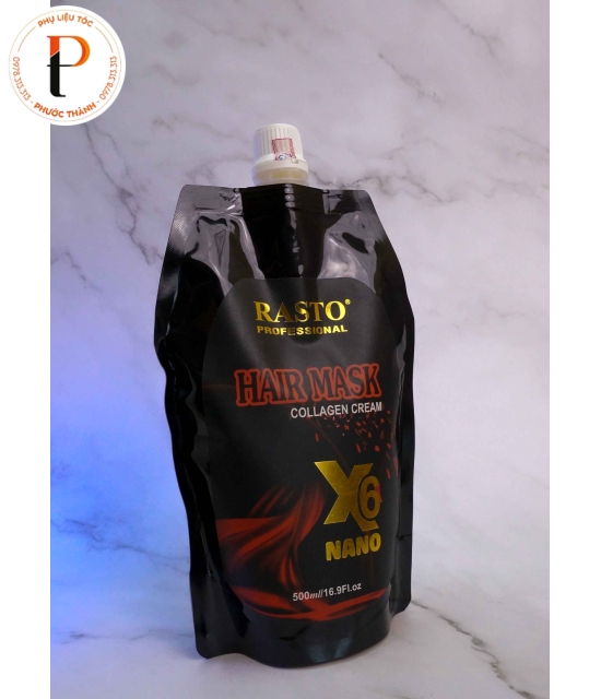 Mặt nạ dưỡng tóc Collagen Rasto X6
