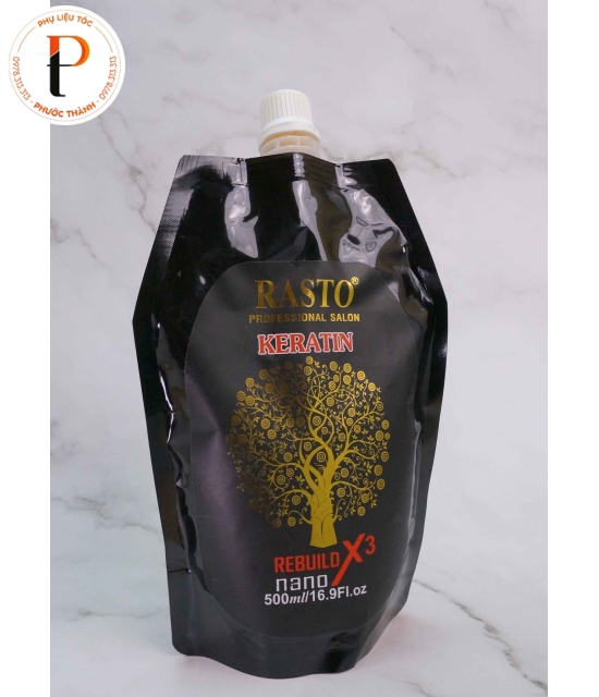 Hấp dầu Keratin Rebuild X3 Rasto