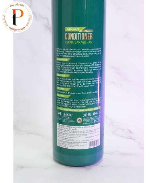 Dầu Xả Phục Hồi  Wellmate Argan