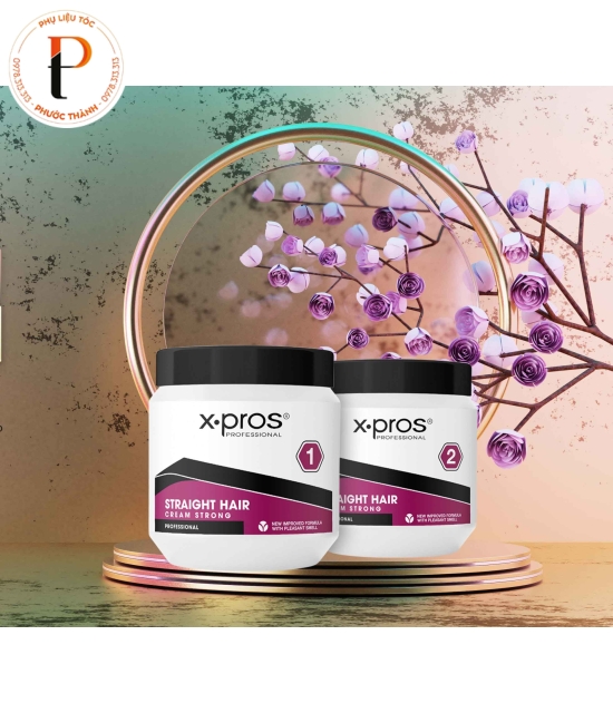 Kem duỗi thẳng tóc chuyên nghiệp - Xpros Plus (1000ml)