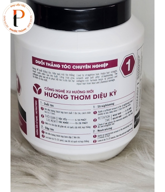 Kem duỗi thẳng tóc chuyên nghiệp - Xpros Plus (1000ml)